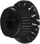 standard stockli knob for rotary switch and potentiometer